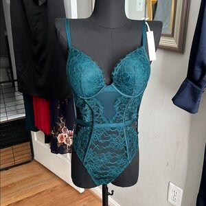 Victoria's Secret Blue Lace Bra with Underwire